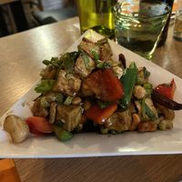 Tofu with vegetables   at Buja Vegetarien in Paris