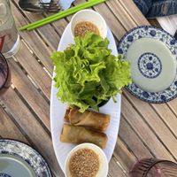 Nems   at Buja Vegetarien in Paris