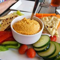 Hummus   at OTB Bicycle Cafe in Mccandless