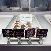 vegan truffles  at The Candy Pushers in San Diego