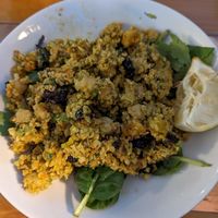 Bulgar and chicken salad at Bela in Northampton