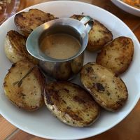 potatoes and gravy   at Bela in Northampton