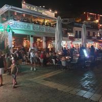 View from the boulevard at Caravel Bistro in Parga