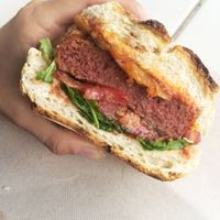 Hamburguesa at Medrar Tierra in Colunga