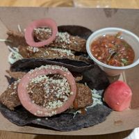 Crispy Pescado Tacos  at Jajaja Mexicana - Hudson Yards in New York City