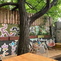 Outside area  at Arome in Bucharest