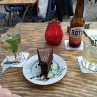 Death by chocolate cake at Camping Ganspoort in Utrecht