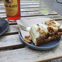 Delicious cake at Plan Cafe in Berlin