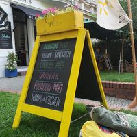 Entrance at Plan Cafe in Berlin