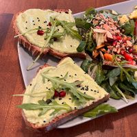 Avo Toast  at Plan Cafe in Berlin