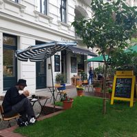 Outside at Plan Cafe in Berlin