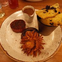 Vegan steak £27 (think is juicy marbles) at The Tuning Fork  in Rugby