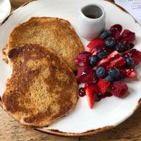 Vegan and gluten free pancakes  at The Tuning Fork  in Rugby