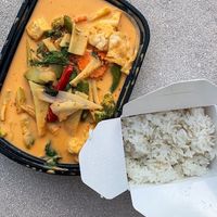 Mixed Veg Red Curry
 at Cham Thai Cuisine in Carrboro