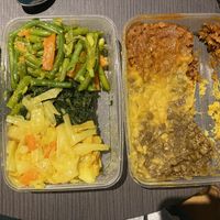 beyaynetu veggie mix at Addis Kitchen in South East London