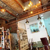 Clean rustic modern decor at Addis Kitchen in South East London