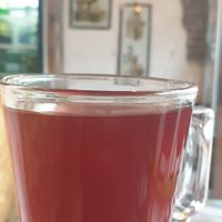 Just a tipical tea with cinnamon and cloves  at Addis Kitchen in South East London