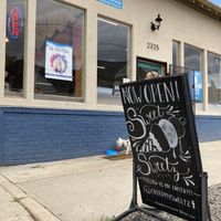 Neighborhood love, even for the furry friends! at Sweet Sweetz in Denver