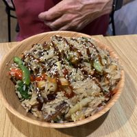 Rice and noodles   at OK Wok in Santiago De Compostela