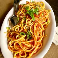 Spaghetti senza glutine all arrabbiata at Al Passante in Cagli