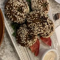 Falafels   at Leila's in Budapest