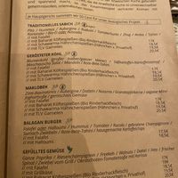 New menue  at Mirou in Hamburg