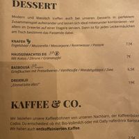 New menue  at Mirou in Hamburg