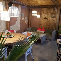 relaxing! at The Yard in Parga