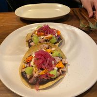 Tostadas at La Bartola in Toronto