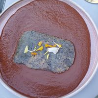 Red mole tamale at La Bartola in Toronto
