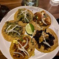 5 of the 10 tacos we received (for $50) at La Bartola in Toronto