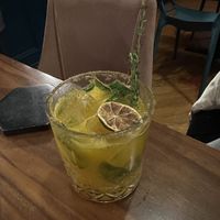 La Carabina mocktail  at La Bartola in Toronto
