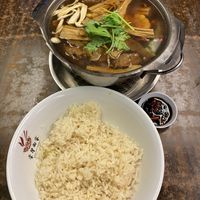 Bak kut teh with rice that taste like “chicken rice" at Pine Tree Cafe 长春树 - Fortune Centre in Central Singapore