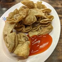 Fried wontons at Pine Tree Cafe 长春树 - Fortune Centre in Central Singapore
