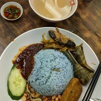 Nasi Lemak - yum at Pine Tree Cafe 长春树 - Fortune Centre in Central Singapore