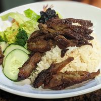 Char siew rice at Pine Tree Cafe 长春树 - Fortune Centre in Central Singapore