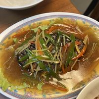 Fake fish   at Pine Tree Cafe 长春树 - Fortune Centre in Central Singapore