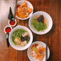 Yong tau food ($6 for 6 pcs of ingredients) at Pine Tree Cafe 长春树 - Fortune Centre in Central Singapore