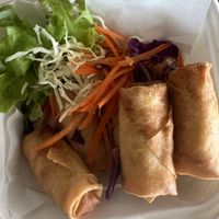 Spring rolls  #Veganuary at Veggie Zone & Coffee in Phitsanulok