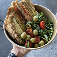 Vegan club sandwich  at Bepa in Split