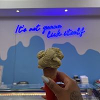   at Gelateria Zotos in Santorini