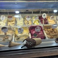   at Gelateria Zotos in Santorini