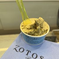 Pistachio  at Gelateria Zotos in Santorini