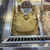 Pistachio   at Gelateria Zotos in Santorini
