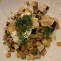 Dreierlei von der Kartoffel mit Räuchertofu  at Plattdüütsch in Binz