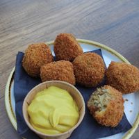 Veganistische bitterballen at De Beren in Leerdam