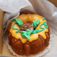 Pumpkin bundt cake at Papa Ganache in Matawan