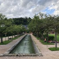 Kurpark direkt neben der Terrasse at Sophie's in Berchtesgaden