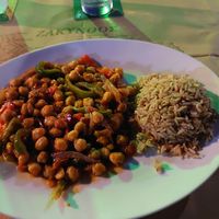 Chickpea casserole at The Olive Tree in Zakinthos