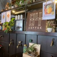 The beautiful front counter   at Caphe HOA 2 in Berlin